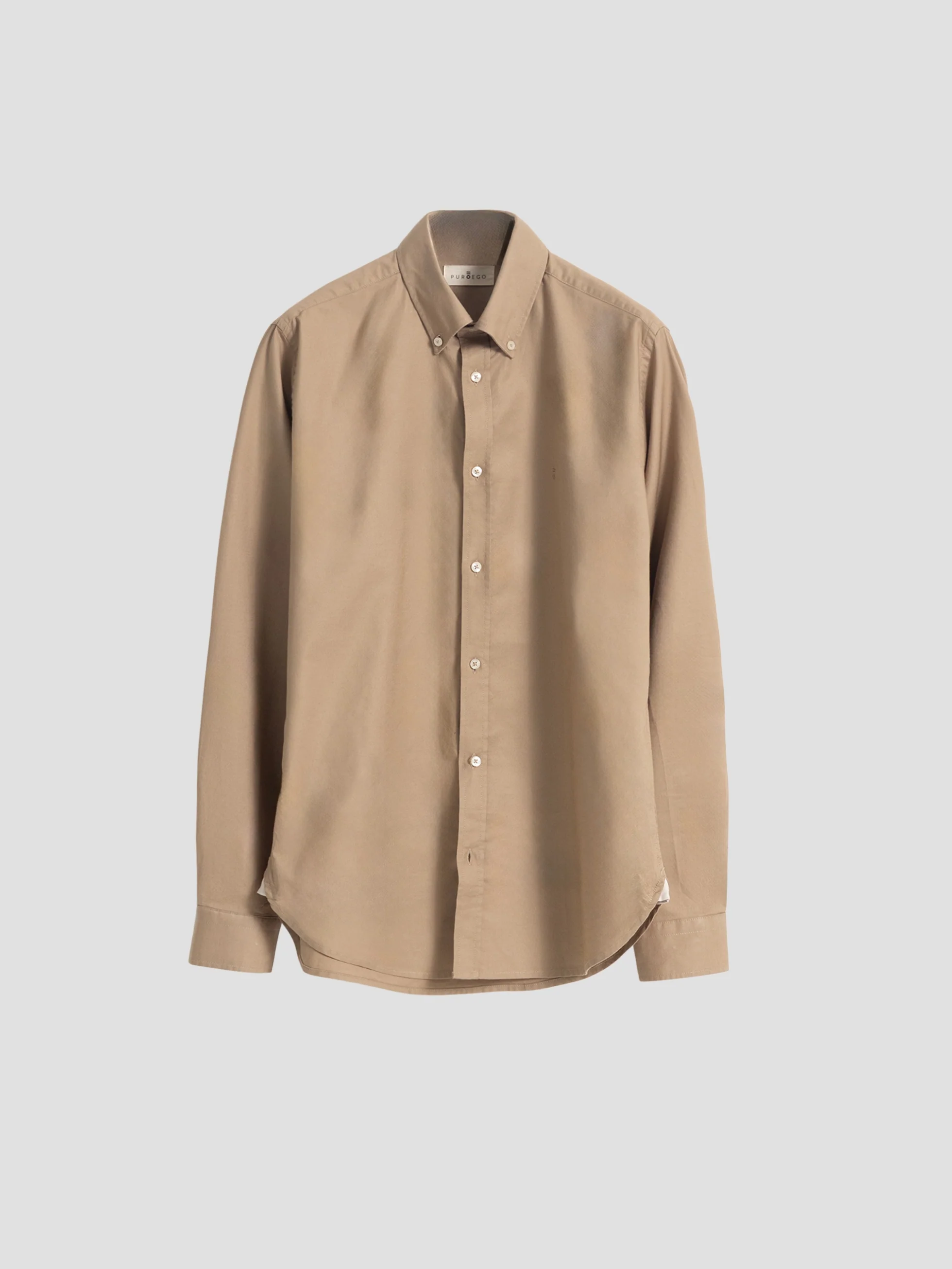 CAMISA OXFORD ALGODÓN CAMEL - Image 5